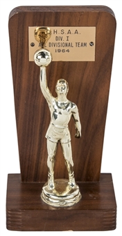 1964 CHSAA Div. 1 All-Divisional Team Trophy Presented To Lew Alcindor (Abdul-Jabbar LOA)